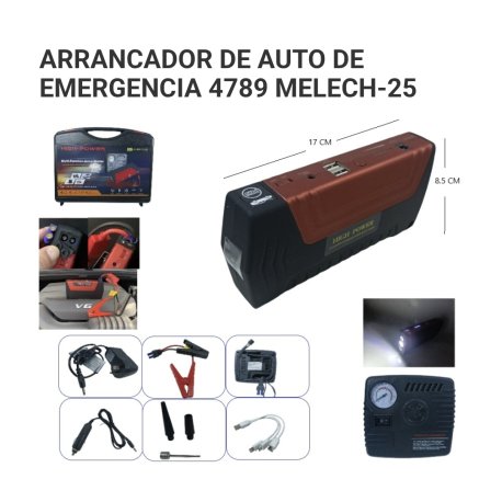 Arrancador de auto emergencia 4789 melech-25